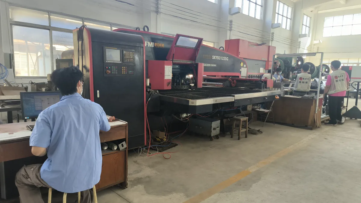 Before You Buy a Smoothie Machine, Take a Look Inside This 27-Year-Old Jiangmen Factory 1 CNC punching machine, Hommy vending machine factory Jiangmen